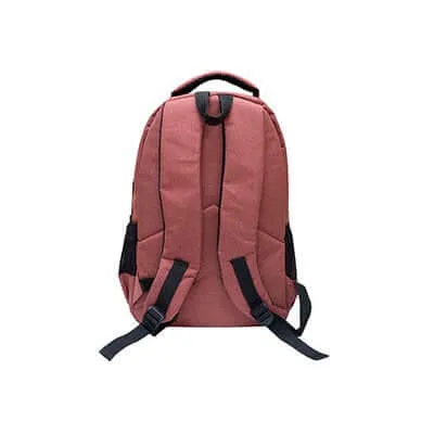 2 Tone Nylon Backpack With 3 Compartments