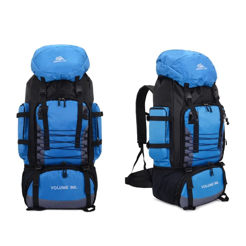 90L Large Capacity Hiking Camping Travel Sports Backpack