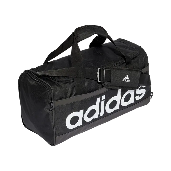 ADIDAS ESSENTIALS BLACK DUFFLE BAG (SMALL)