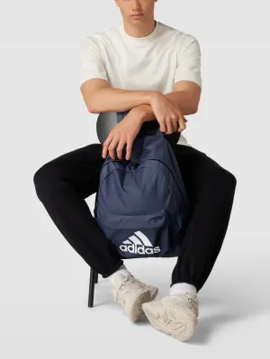 adidas Originals Label Print Backpack, Navy