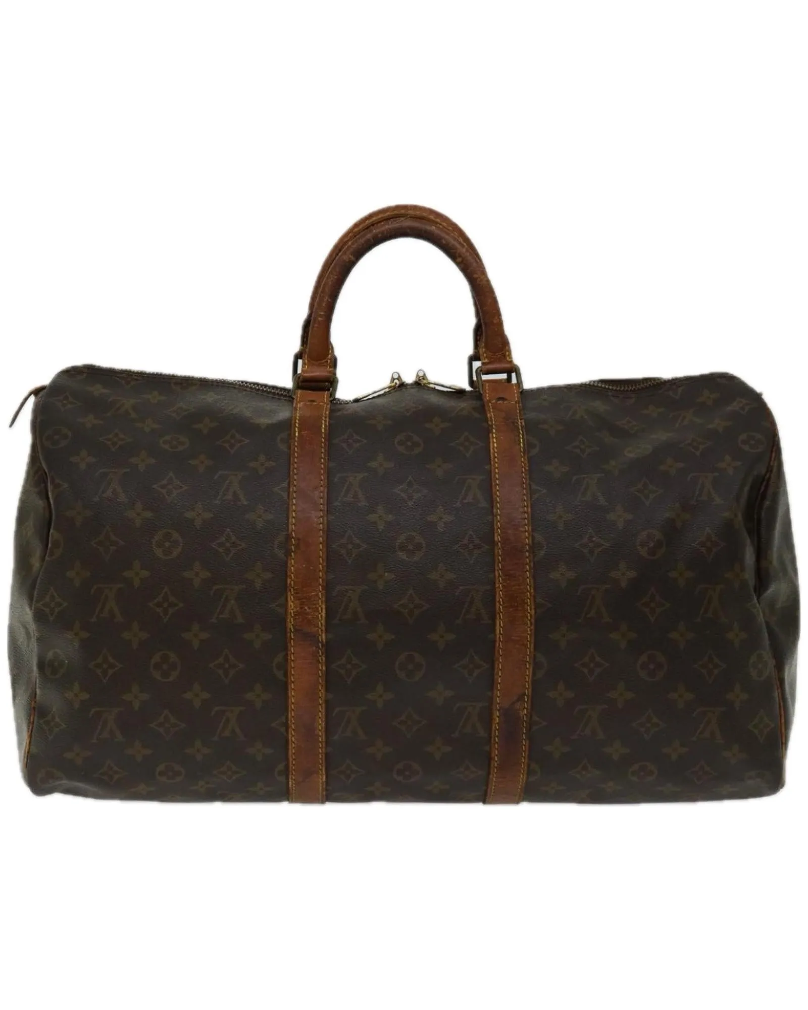 Authentic Monogram Canvas Keepall Boston Bag