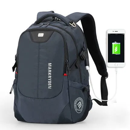 Backpack with Multiple Compartments USB Charging Port 15inch Laptop Backpacks