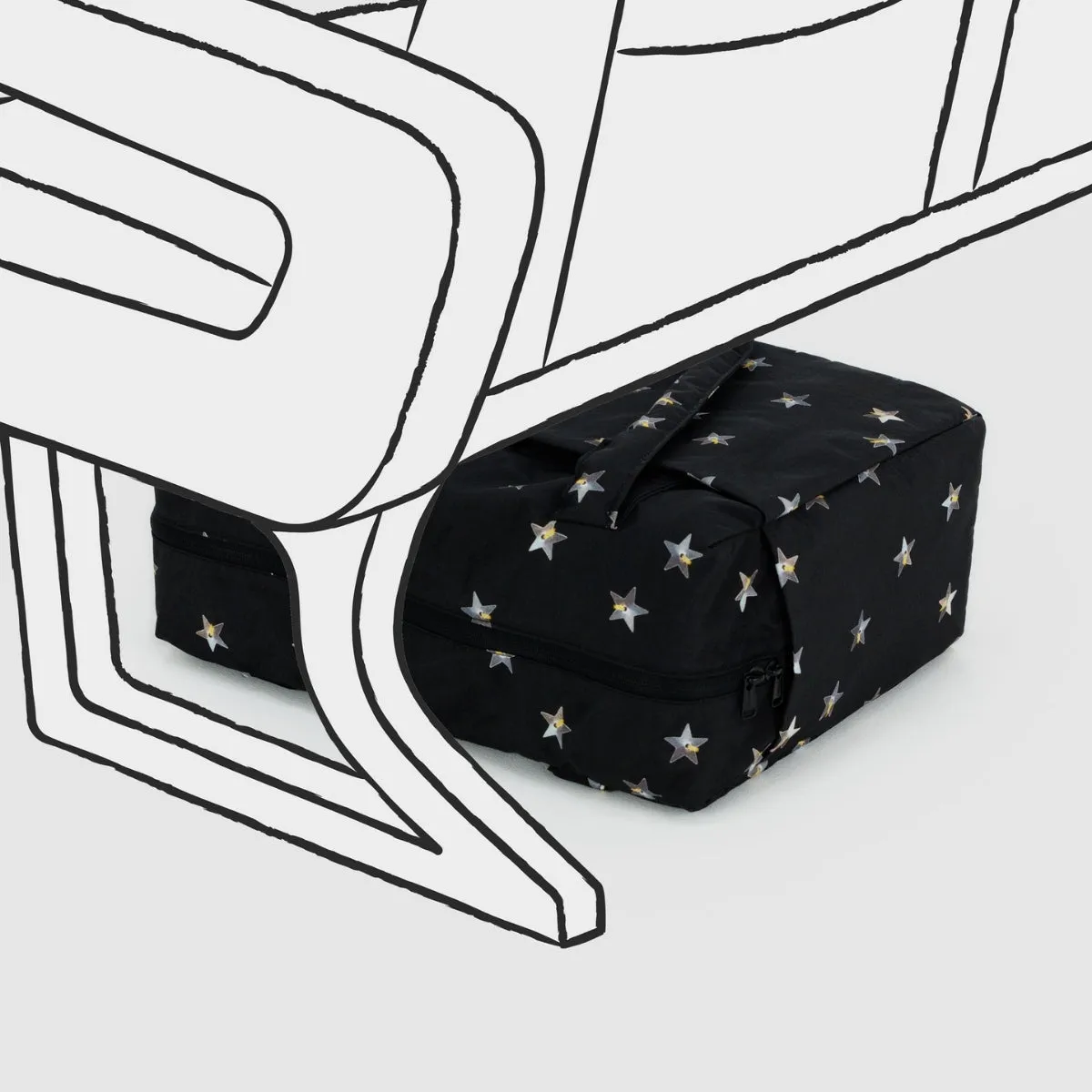 Baggu Small Cloud Carry-On in Stars