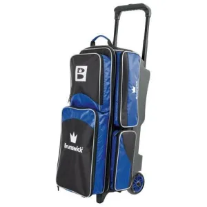 Brunswick Edge Triple Roller Blue Bowling Bag