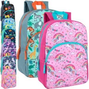 Character Backpack School Bag 38cm 14L Capacity - 8 Assorted Prints