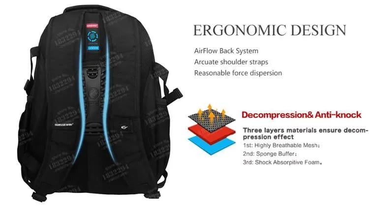 Classic Swiss Design Medium Travel Backpack with Laptop Compartment