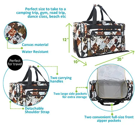 Deja Moo NGIL Canvas 20" Duffle Bag