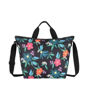 Deluxe Easy Carry Tote Wild Flower Watercolor