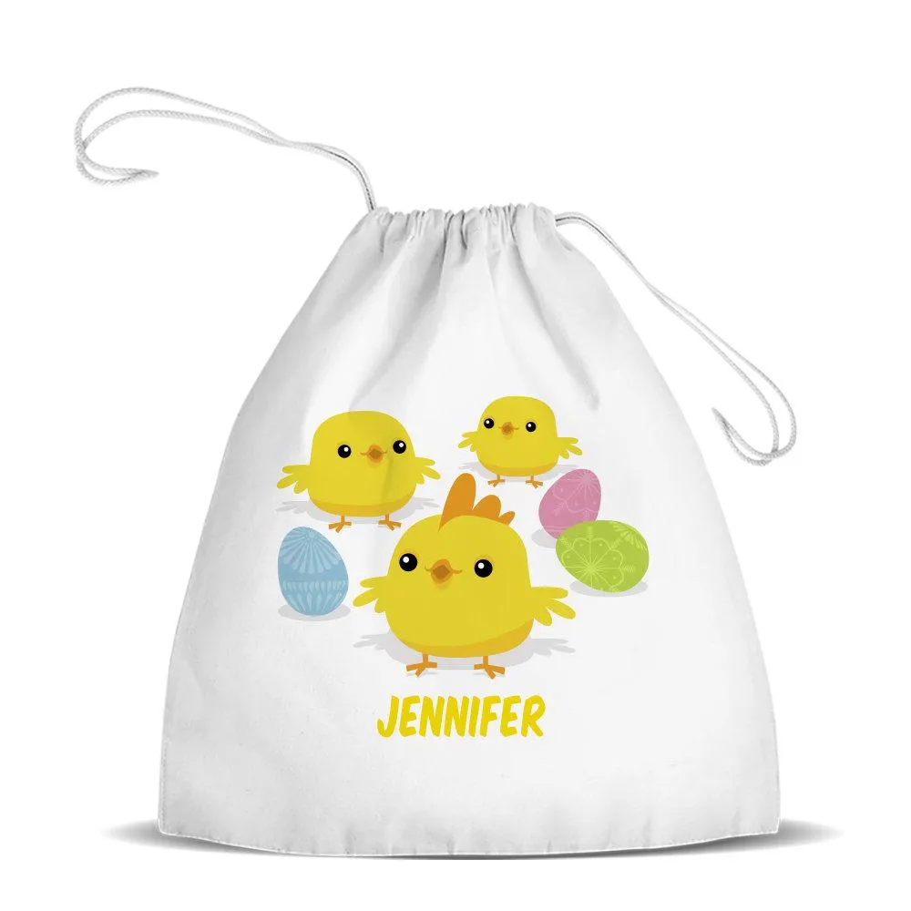 Easter Chicks Premium Drawstring Bag (Temporarily Out of Stock)