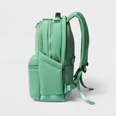 Faux Neoprene 17" Backpack Sage Green - All In Motion️