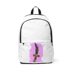 Gold Sword Unisex Fabric Backpack