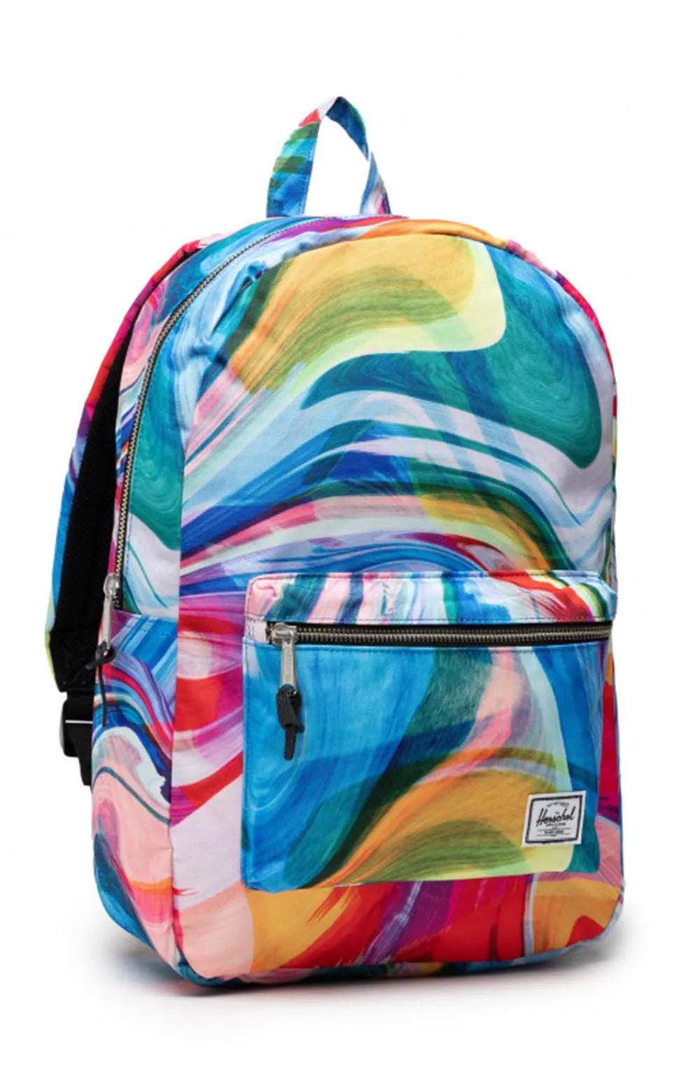 Herschel Settlement Backpack - Artistic Paint Pour Design