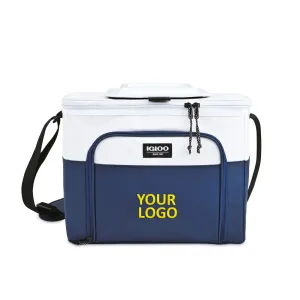 Igloo Seadrift Hard Lined Branded Coolers, NavyWhite