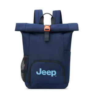 Jeep Rolltop 17" Laptop Backpack - Navy