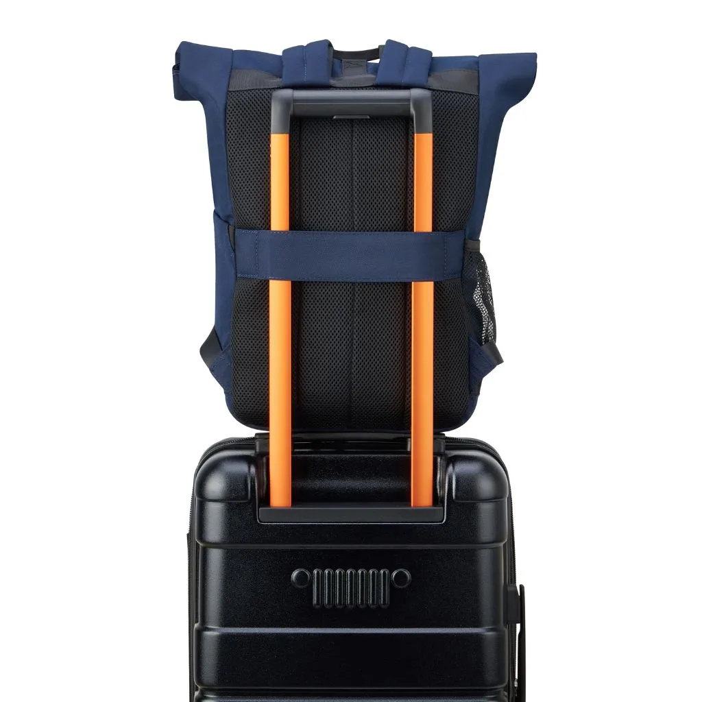 Jeep Rolltop 17" Laptop Backpack - Navy