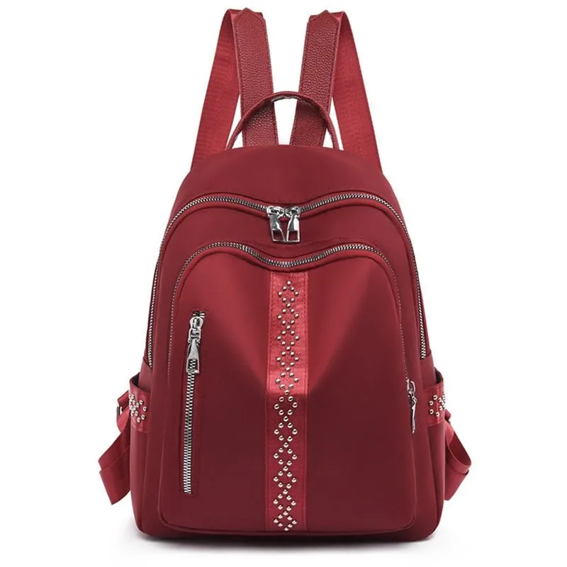 Large Capacity Zipper Ladies Backpack