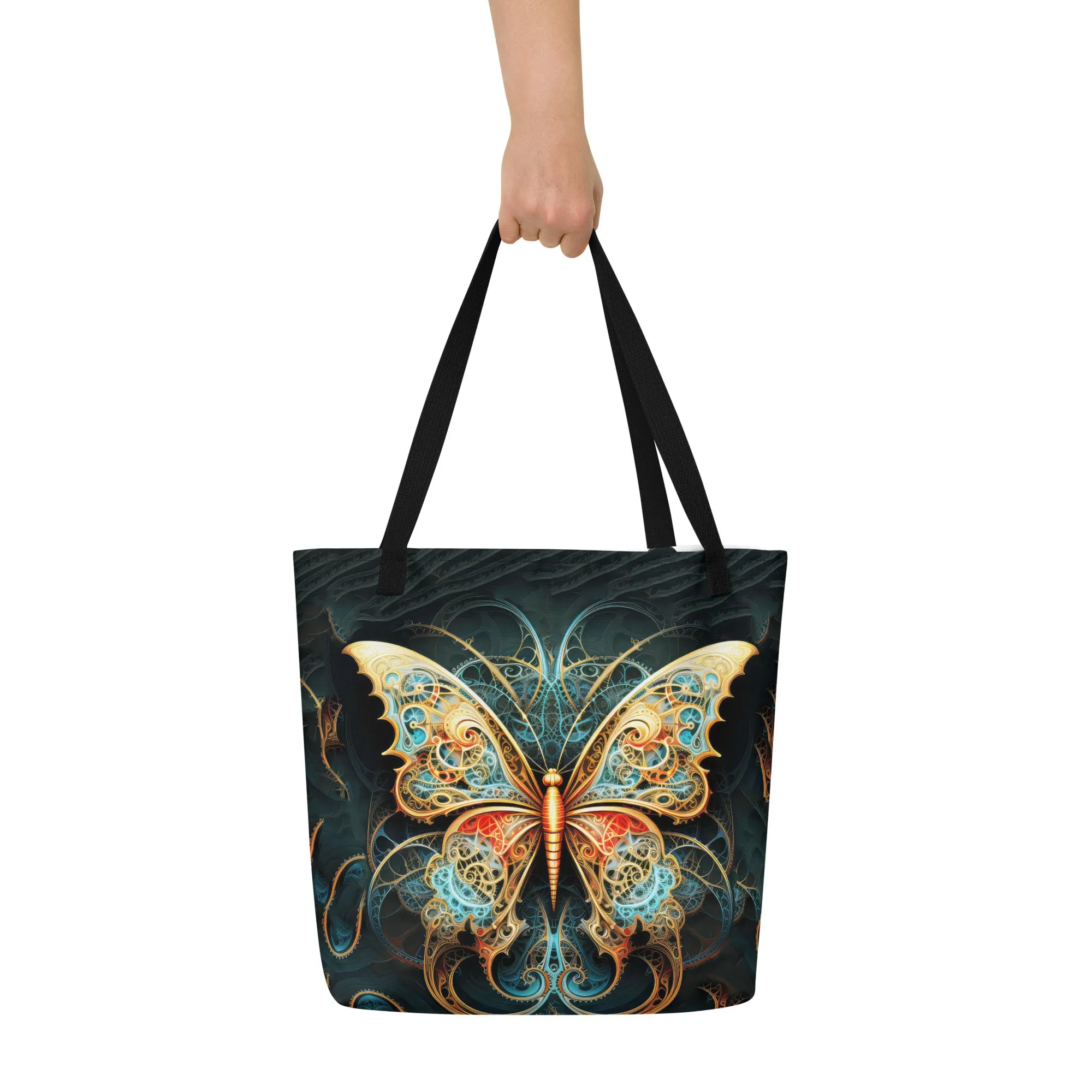 Large Tote Bag Magestic Composition