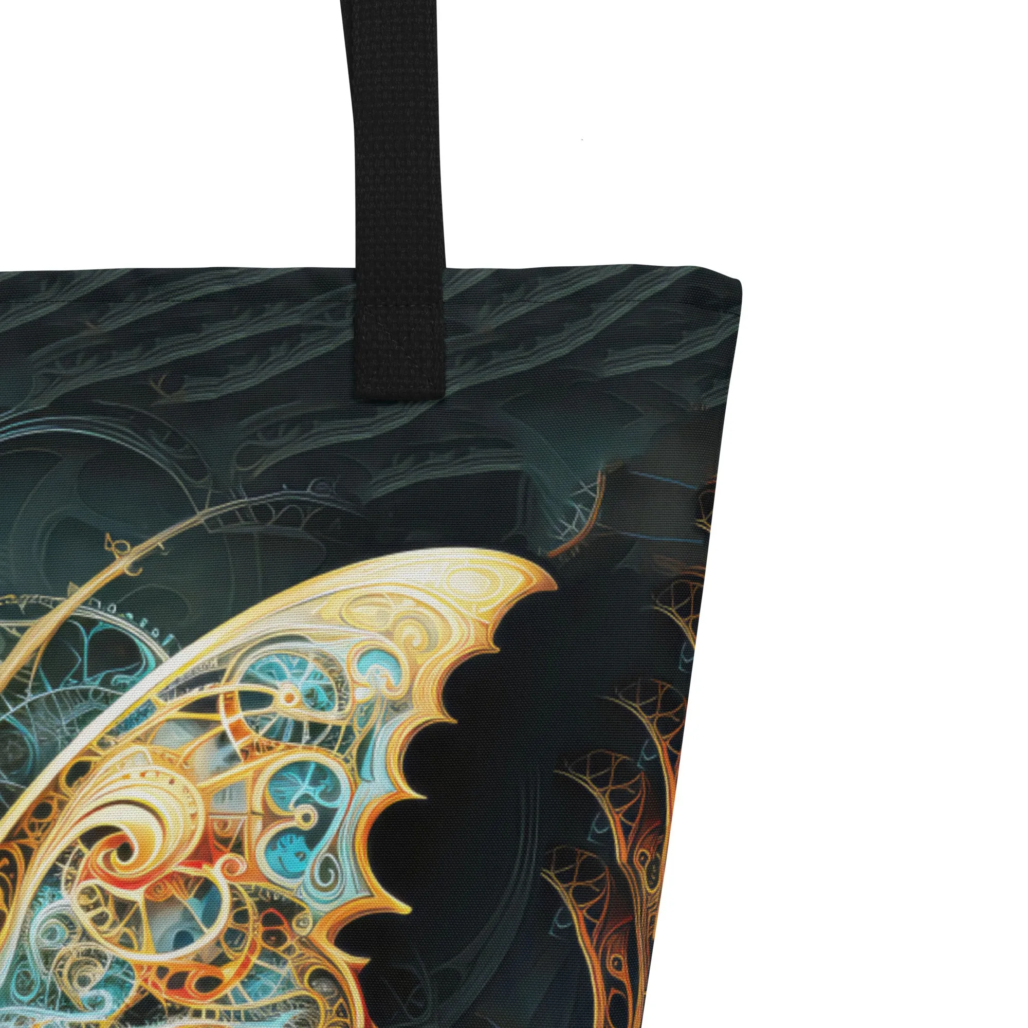 Large Tote Bag Magestic Composition