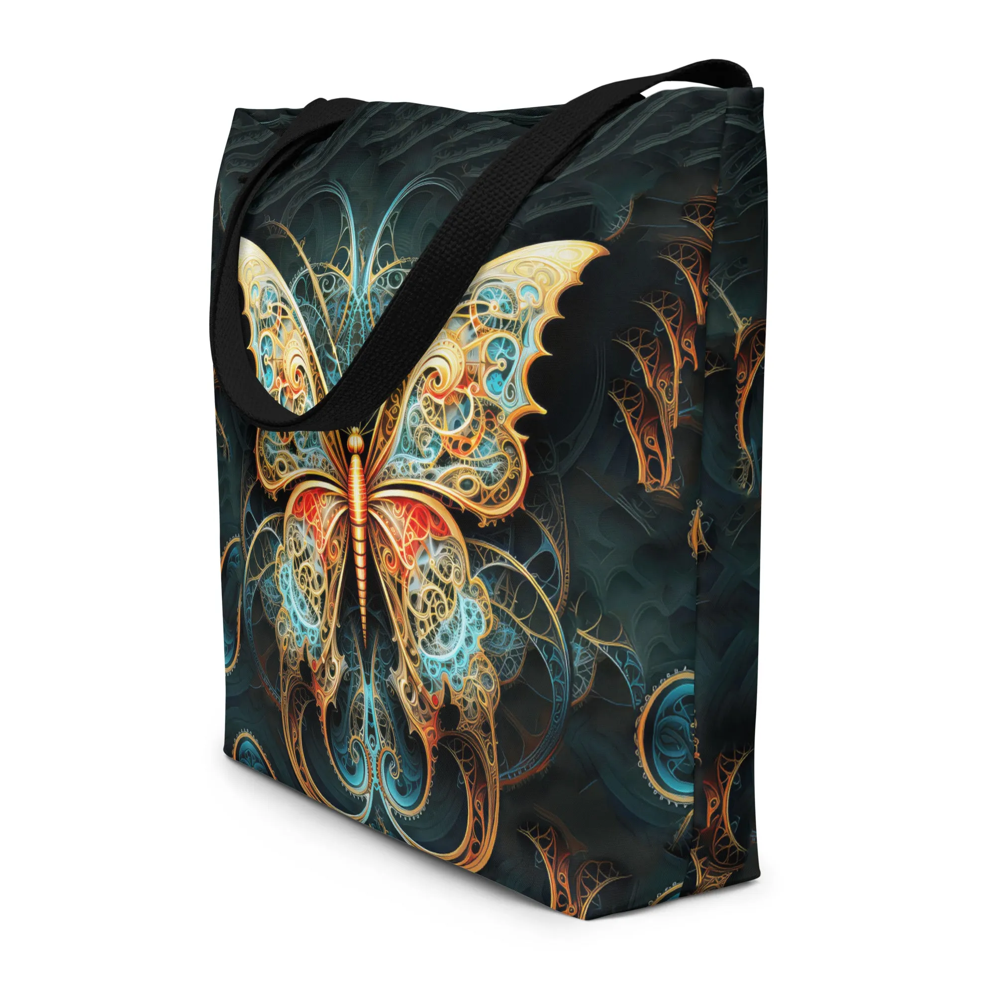 Large Tote Bag Magestic Composition