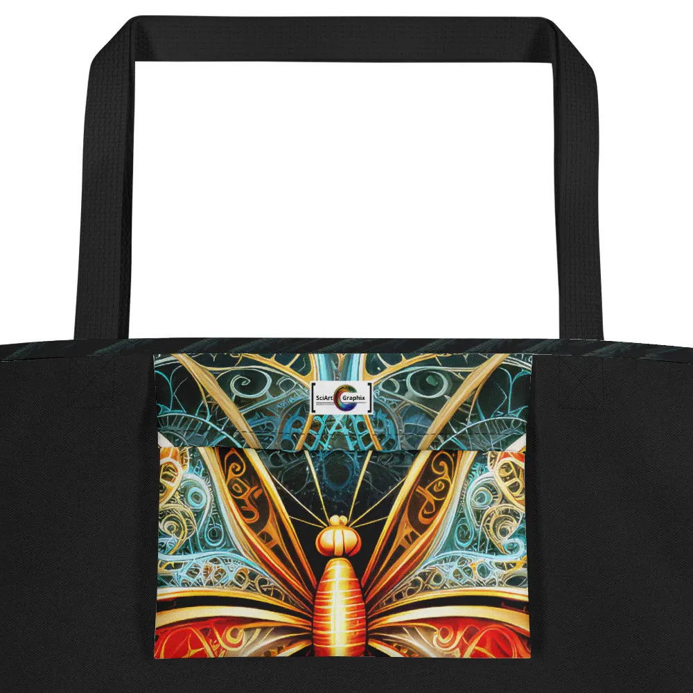 Large Tote Bag Magestic Composition