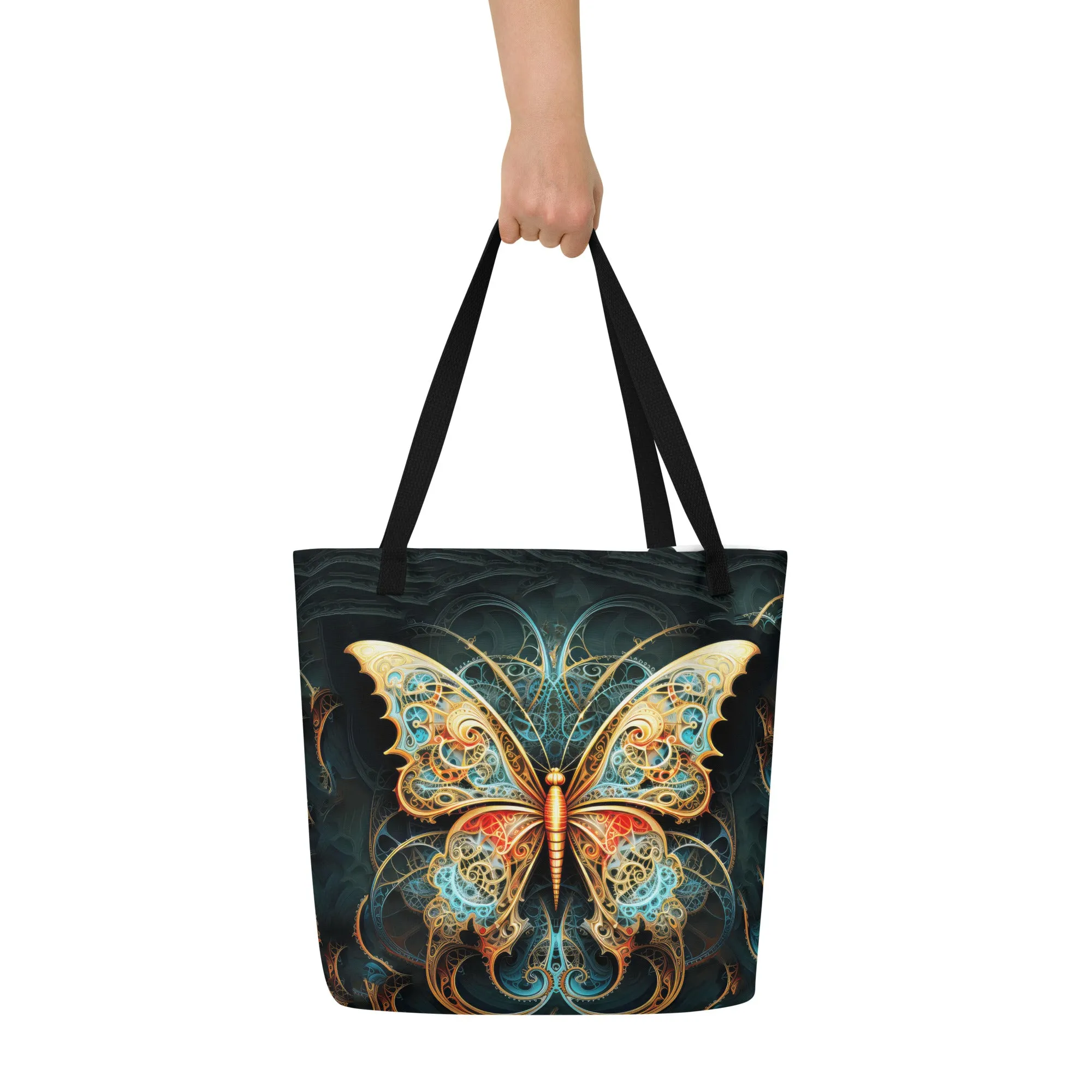 Large Tote Bag Magestic Composition