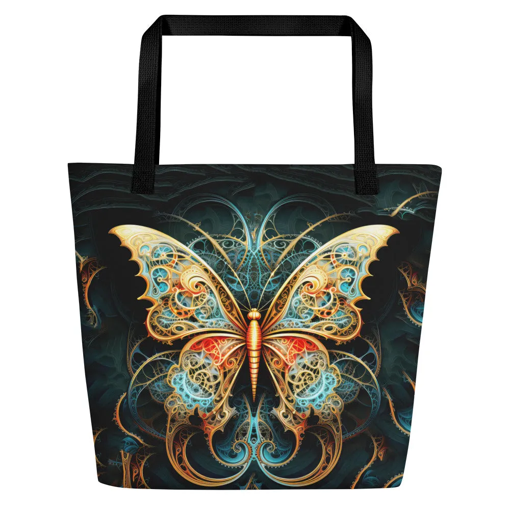 Large Tote Bag Magestic Composition