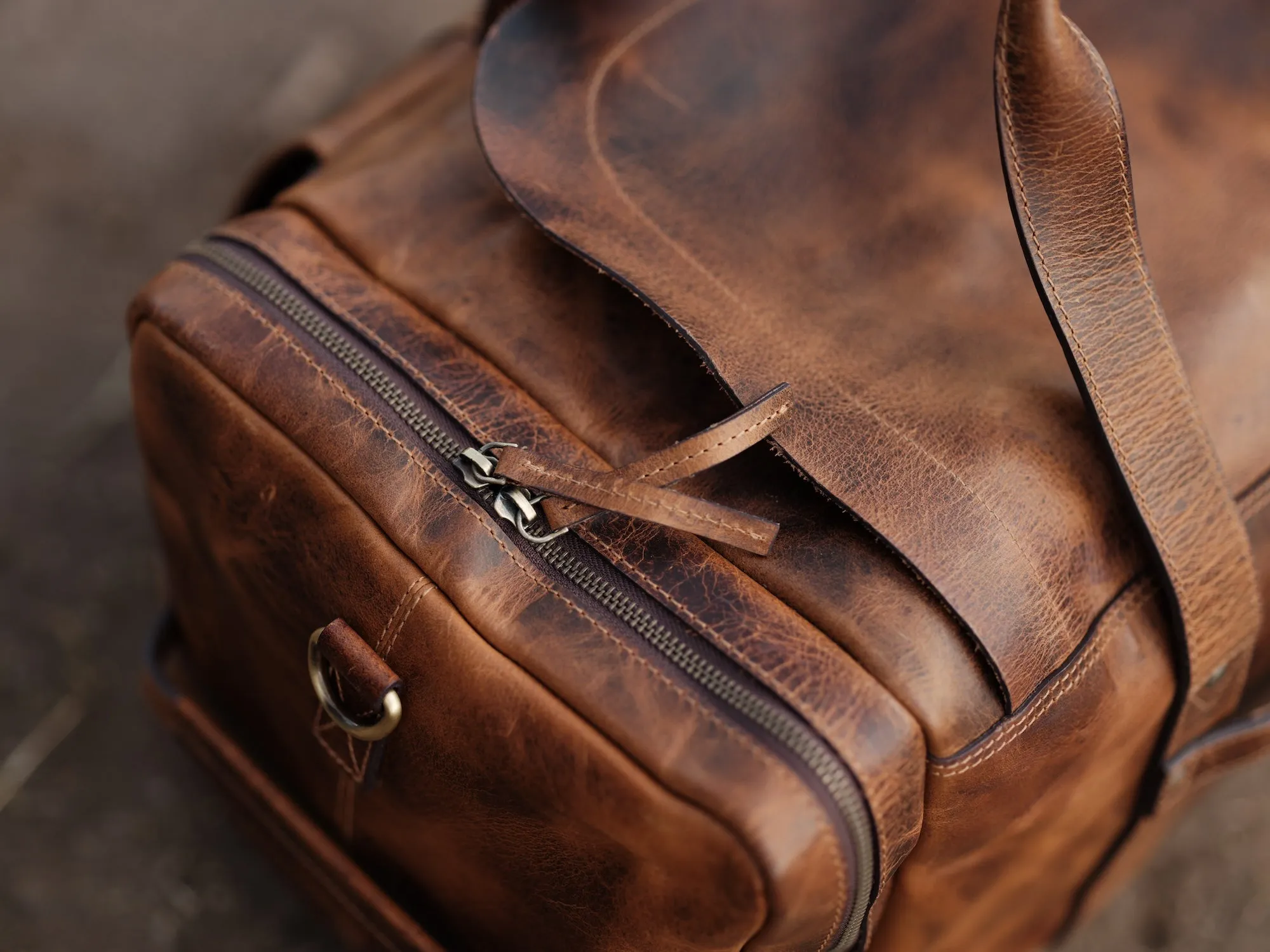 Leather Wasatch Duffel