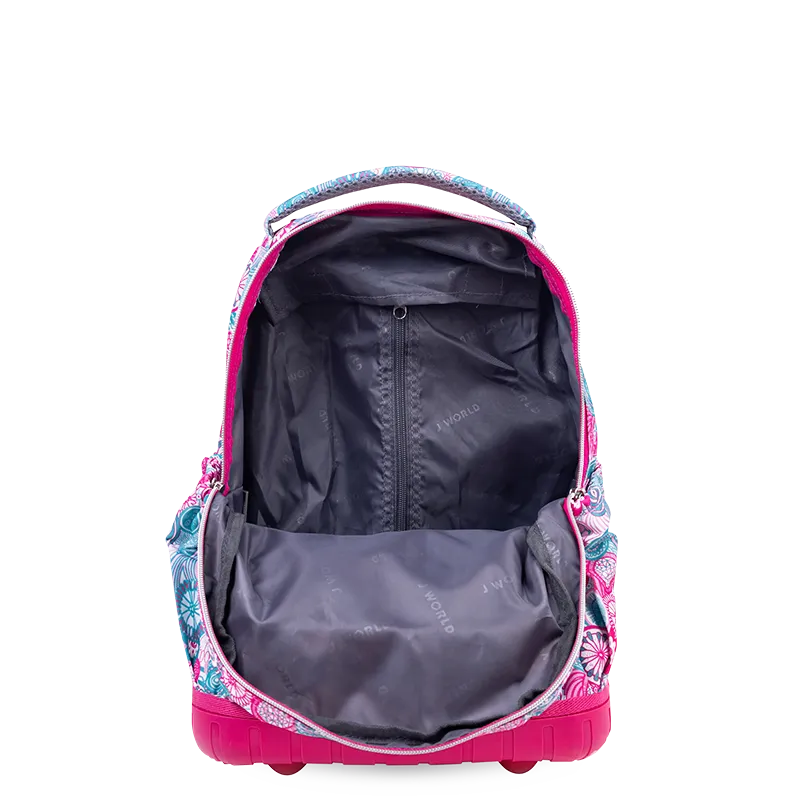 Lollipop Kids Rolling Backpack With Lunch Bag (16 Inch)