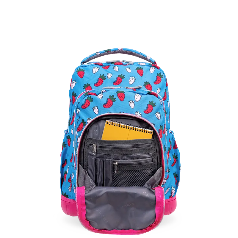 Lollipop Kids Rolling Backpack With Lunch Bag (16 Inch)