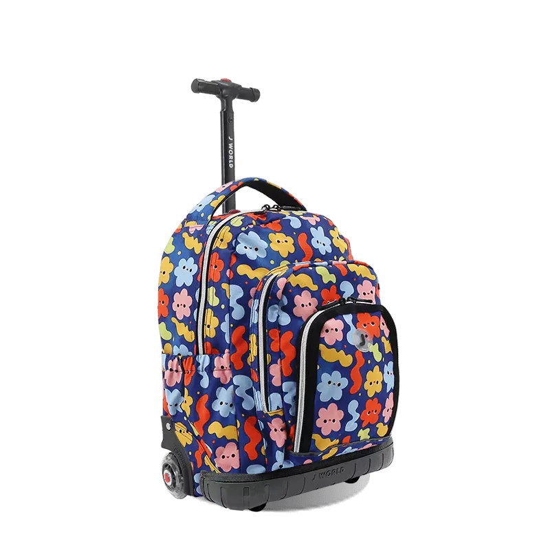 Lollipop Kids Rolling Backpack With Lunch Bag (16 Inch)