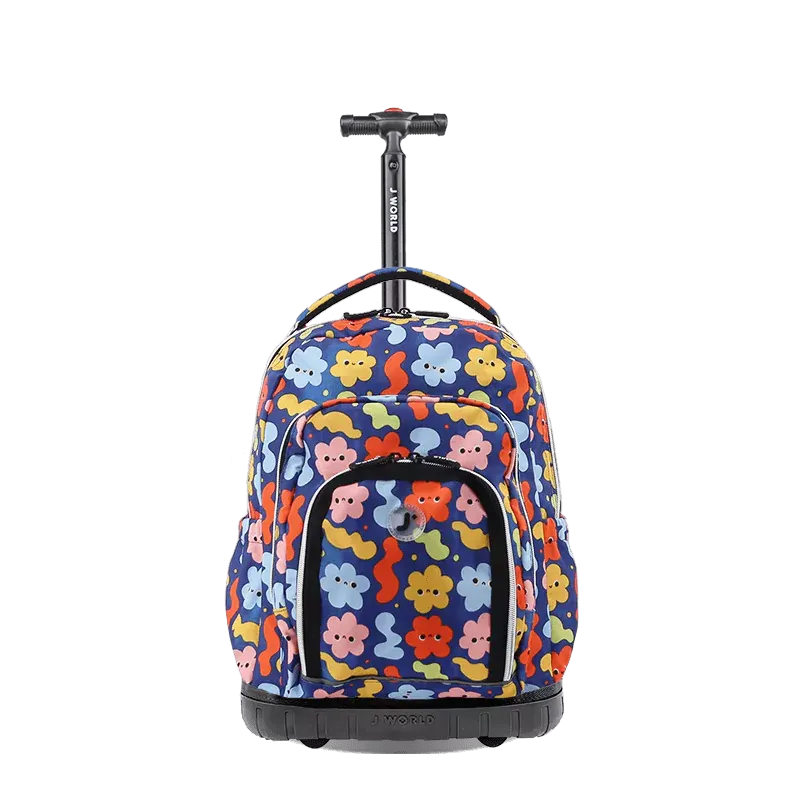 Lollipop Kids Rolling Backpack With Lunch Bag (16 Inch)