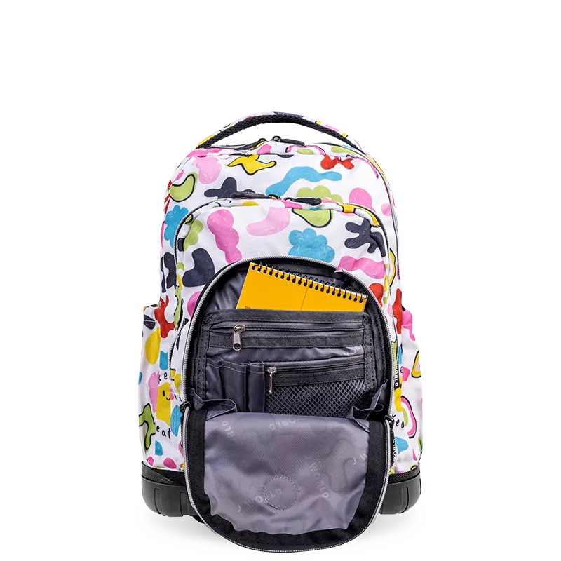 Lollipop Kids Rolling Backpack With Lunch Bag (16 Inch)