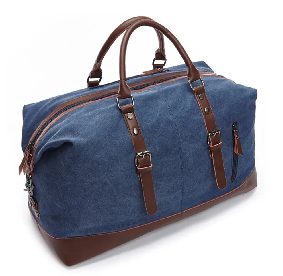 Mark Royal Men's Canvas Leather Duffel Bag