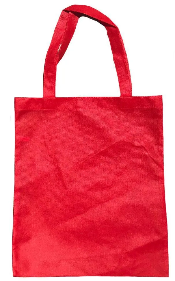 Plain Reusable Grocery Shopping Tote Bags Recycled Eco Friendly 15inch