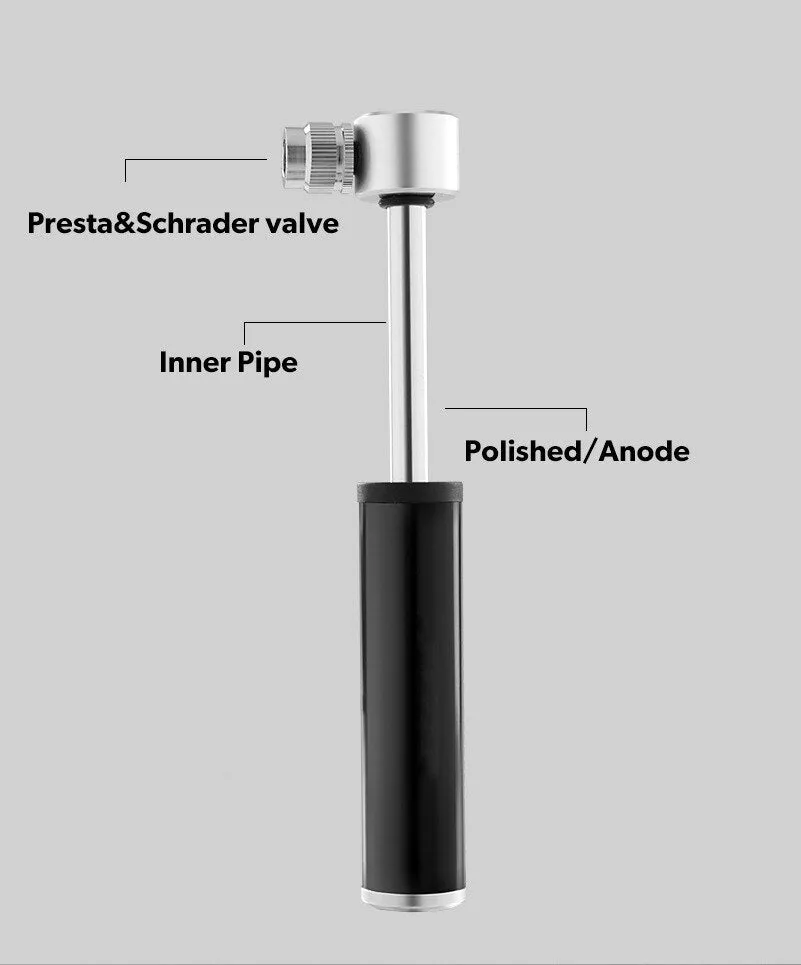 Portable Mini Aluminium Bike Pump