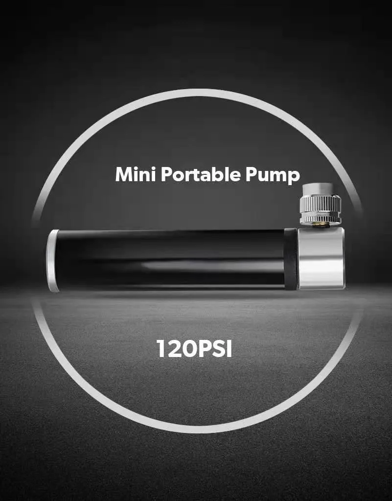 Portable Mini Aluminium Bike Pump