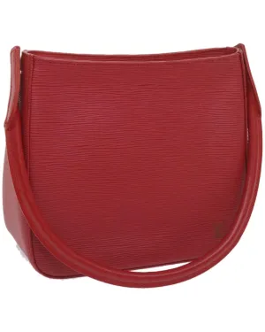 Red Epi Shoulder Bag with Looping Design - Authentic LV