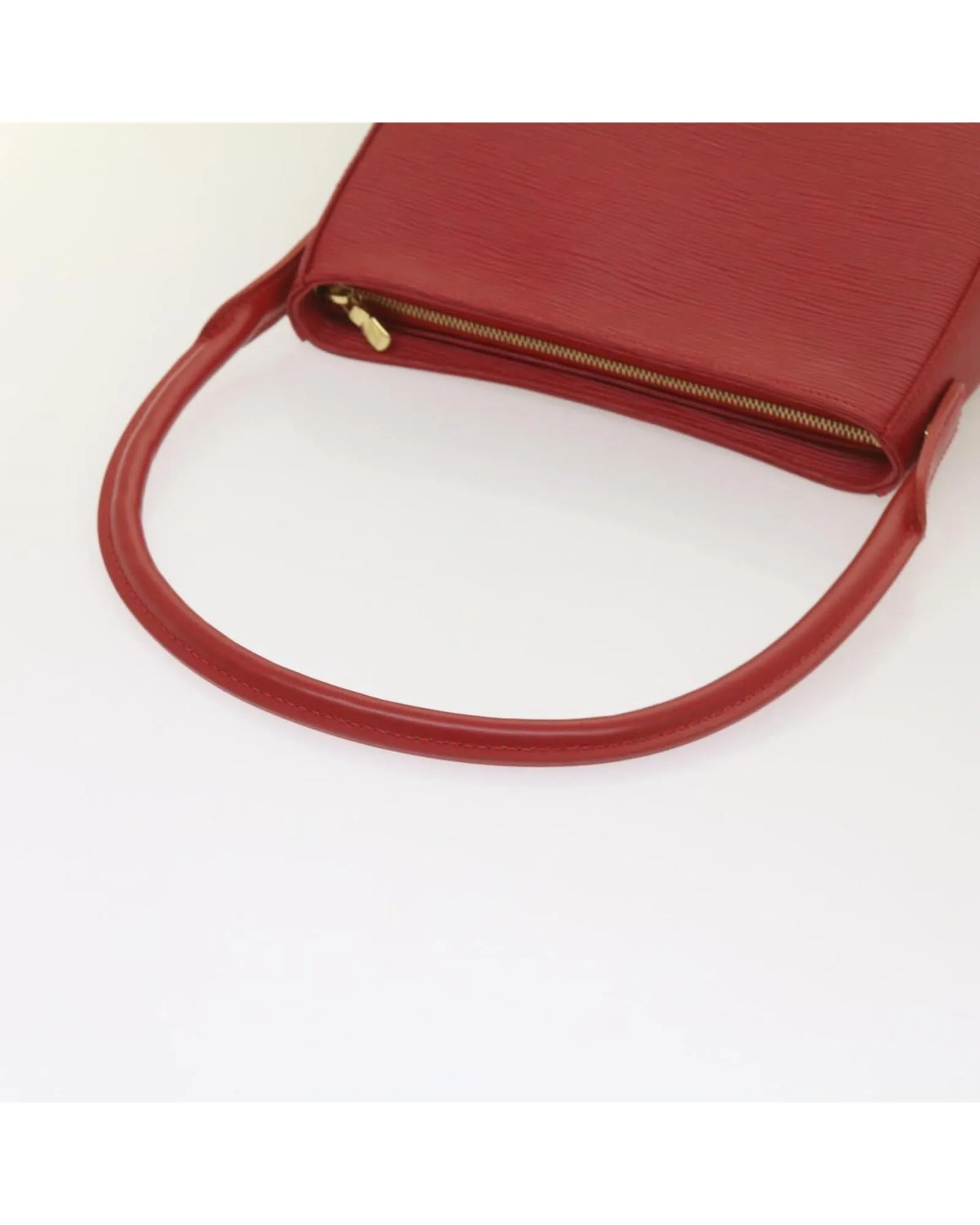 Red Epi Shoulder Bag with Looping Design - Authentic LV