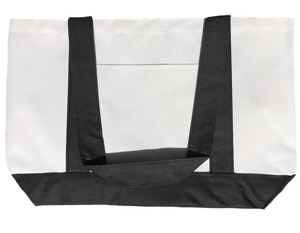 Reusable Grocery Shopping Tote Bags With Wide Bottom Gusset Travel Gym Sports