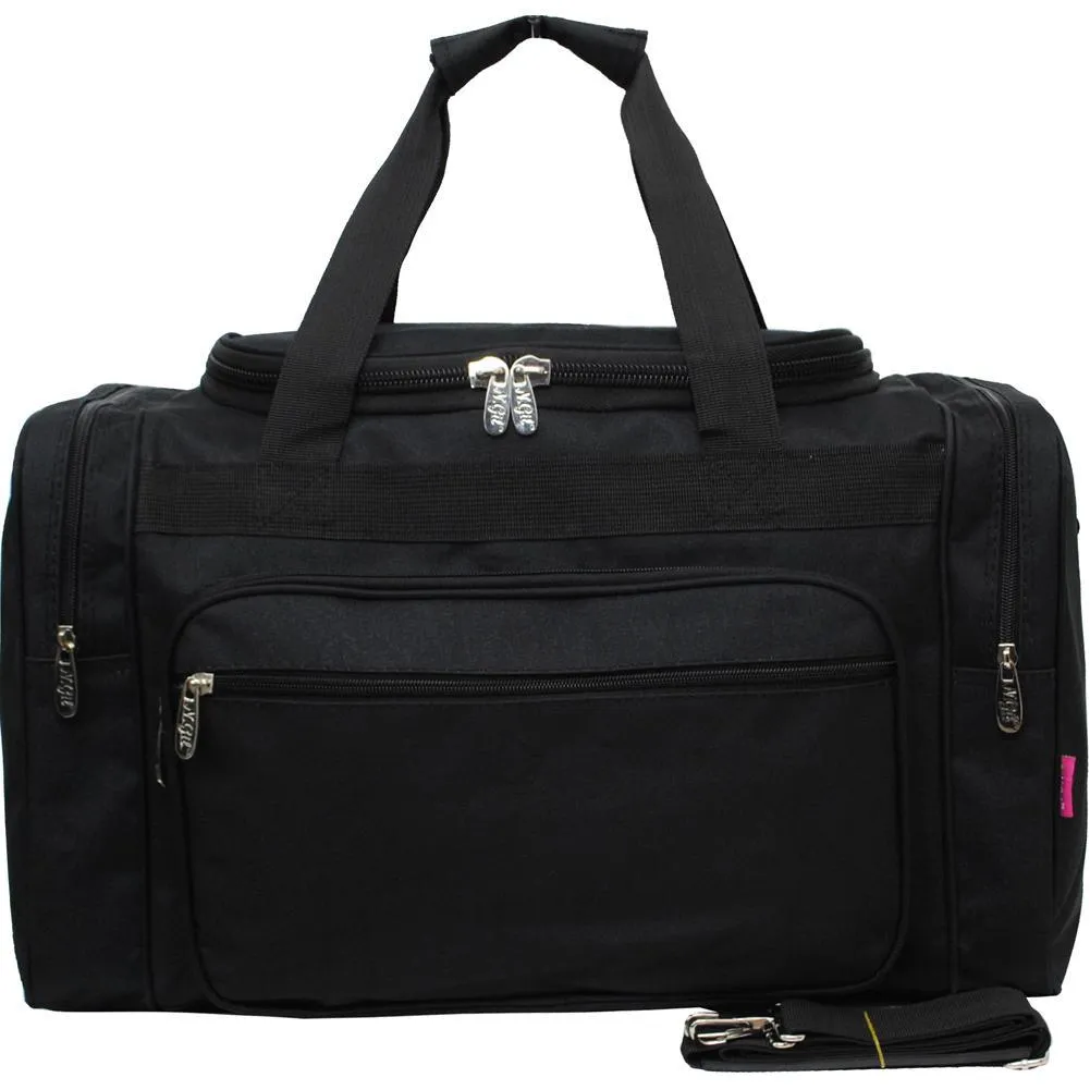 Solid Black  NGIL Canvas 20" Duffle Bag