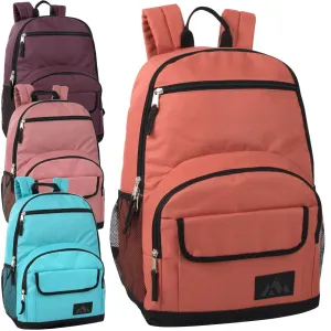 Trailmaker  18 inch Multi Pocket Function Backpack - 4 Color Girls Assortment