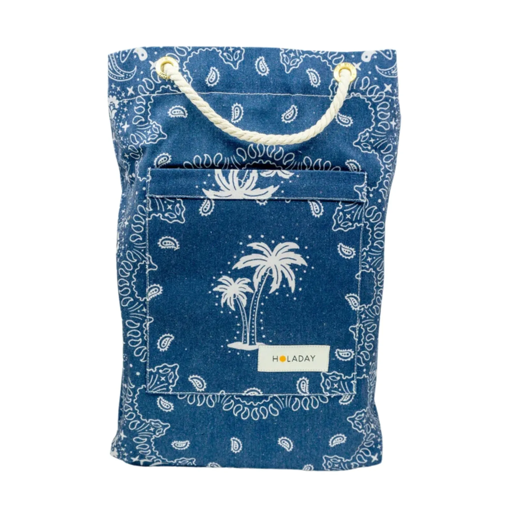 Tropic Paisley Tote Accessory Bag