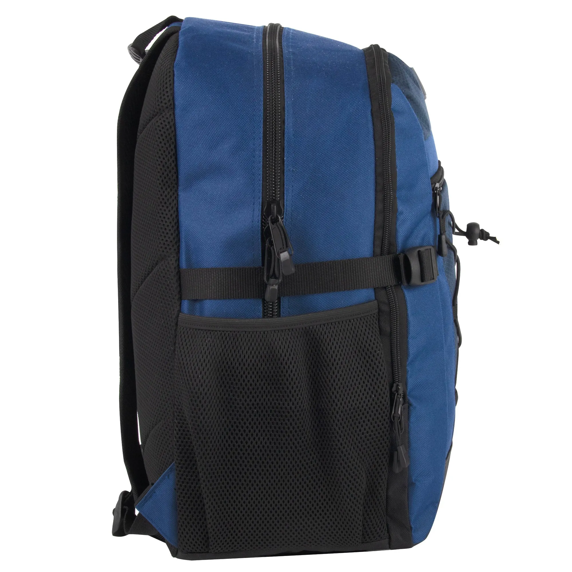 Wholesale 48cm Bungee Backpack 32L Capacity With Laptop Sleeve - Navy