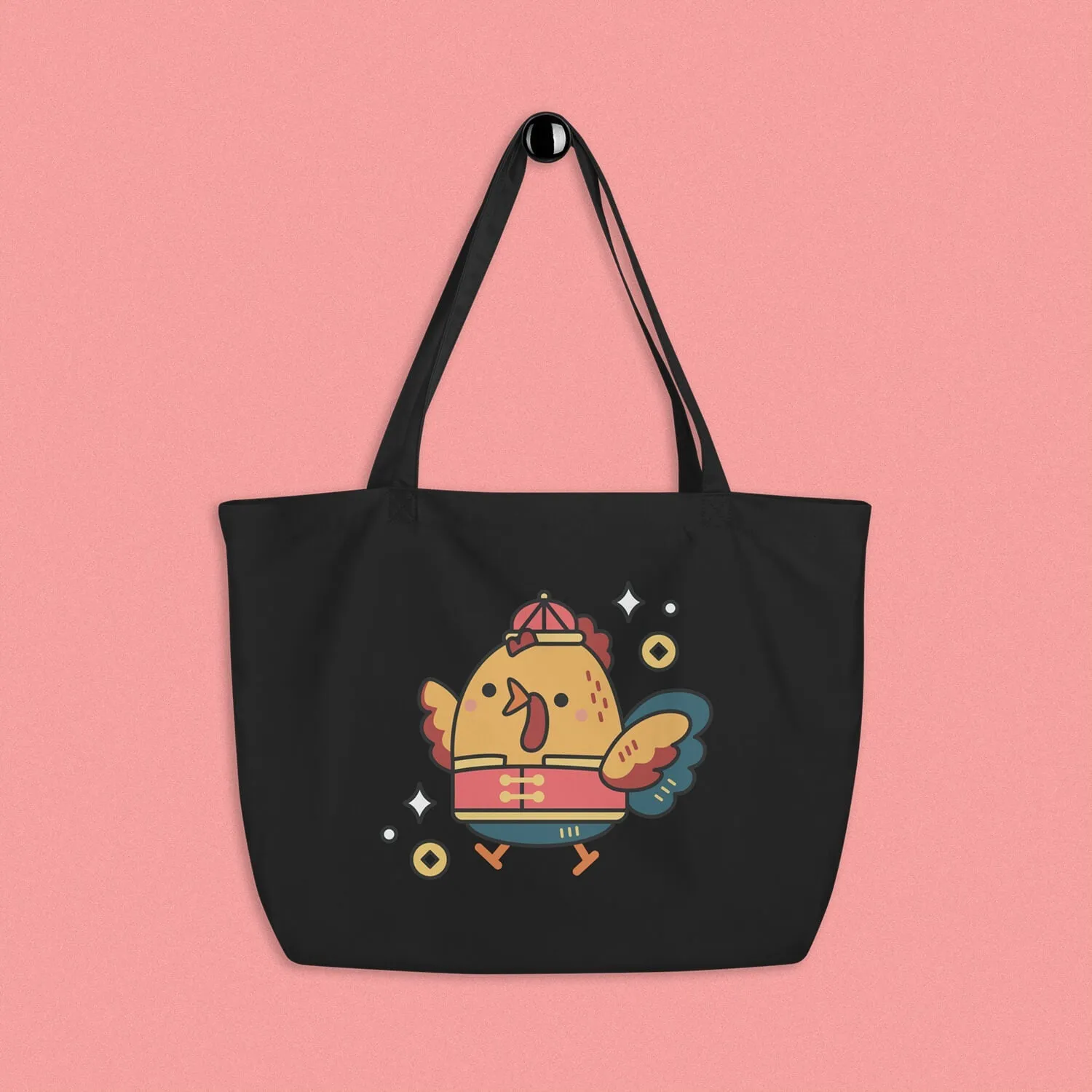 Year of the Rooster Large Tote