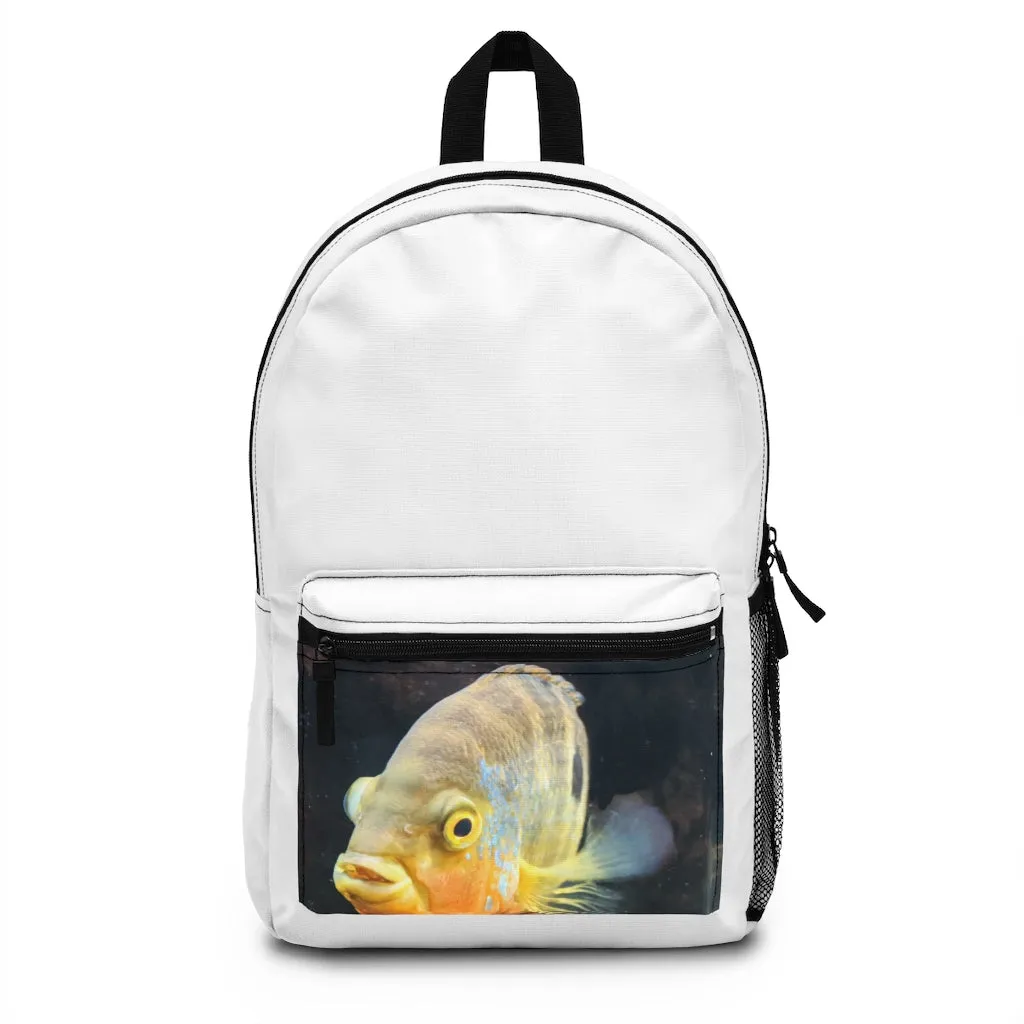 Yellow Orange Fish Backpack (Made in USA)